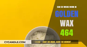 Can CD Wicks Perform Well in Golden Wax 464?