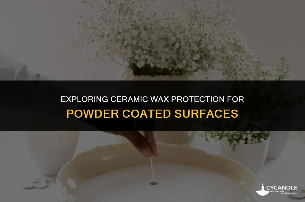 can ceramic wax protection be used on powder coating