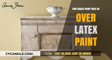From Latex to Chalk: Can Wax Bridge the Paint Gap?