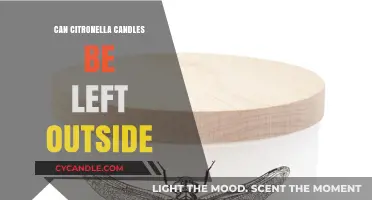 Can Citronella Candles Stay Outside? Weatherproof Tips for Outdoor Use