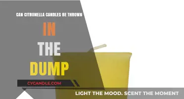 Can Citronella Candles Be Dumped? Eco-Friendly Disposal Tips
