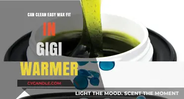 Can Clean + Easy Wax Fit in a GiGi Warmer?
