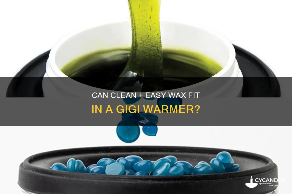 can clean easy wax fit in gigi warmer