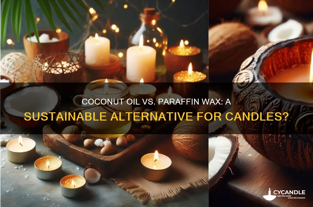 can coconut oil be use in place of paraffin wax