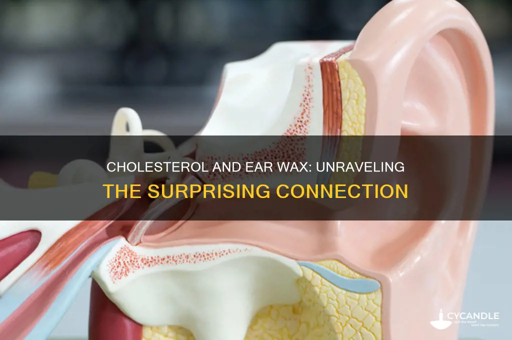 can collestrol cause ear wax