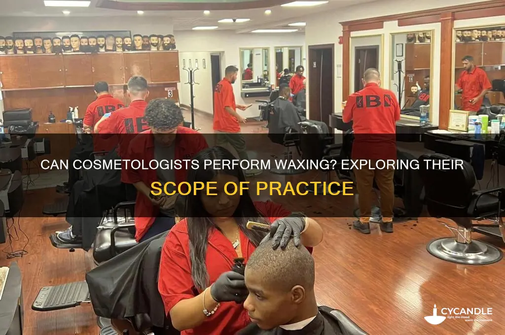 can cosmetologist do waxing