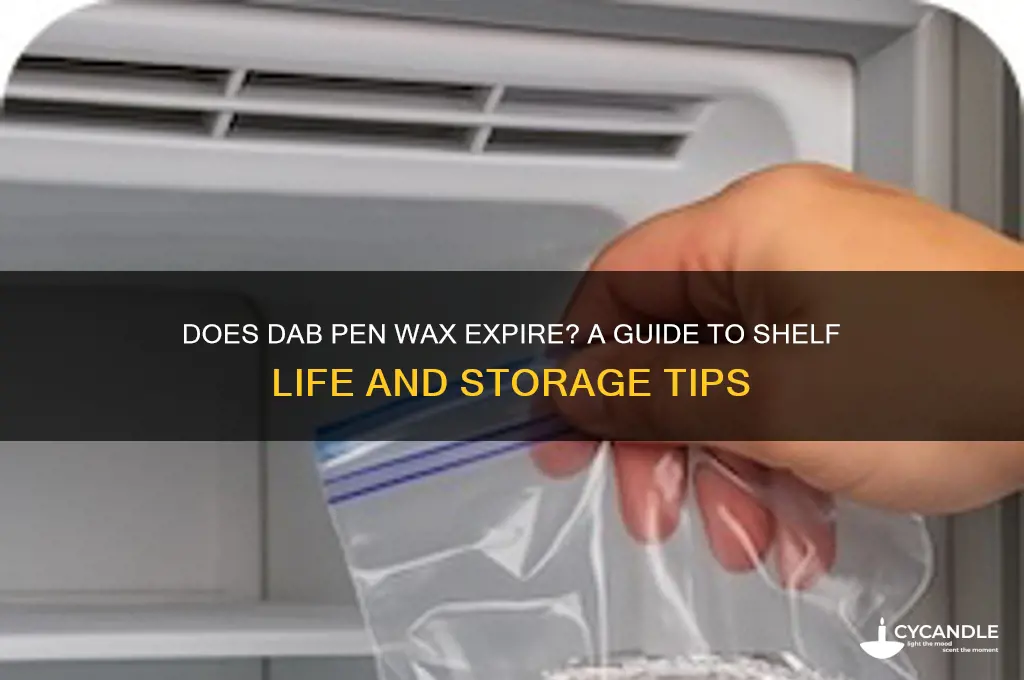 can dab pen wax go bad