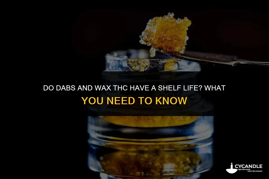 can dabs or wax thc go bad