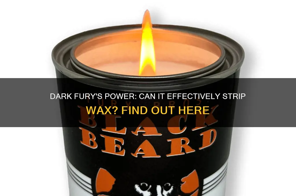 can dark fury strip wax