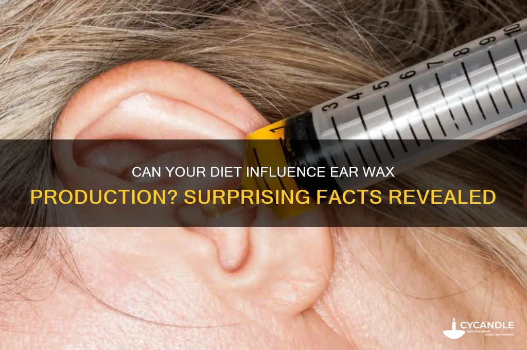 can diet affect ear wax
