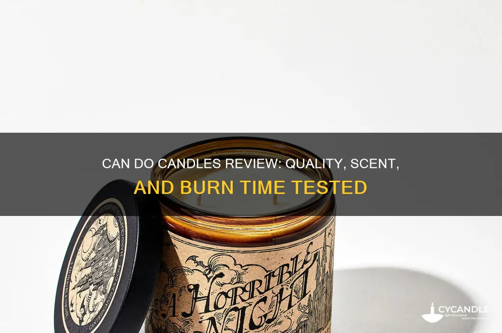 can do candles review