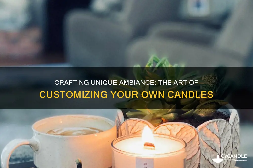 can do custom candles