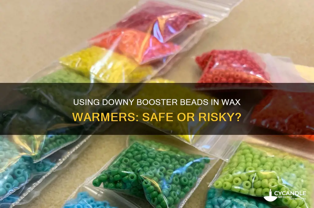 can downy booster beads be use in wax warmer