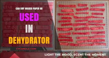 Using Dry Waxed Paper in Dehydrators: Safe or Risky Practice?