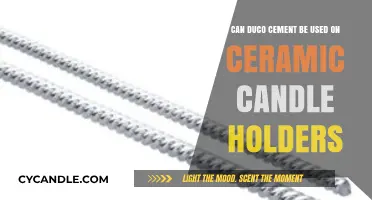Using Duco Cement on Ceramic Candle Holders: A Practical Guide