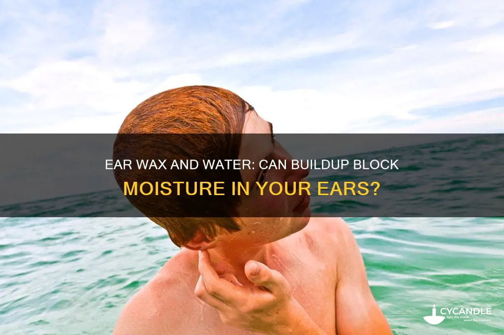 can ear wax block water in ear