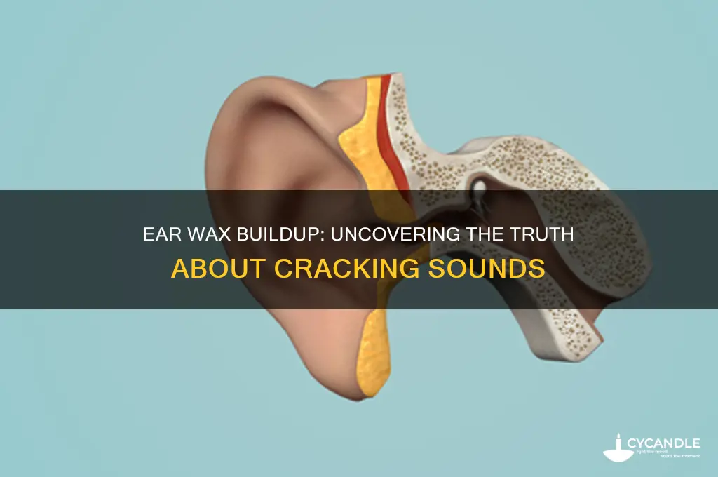 can ear wax cause cracking