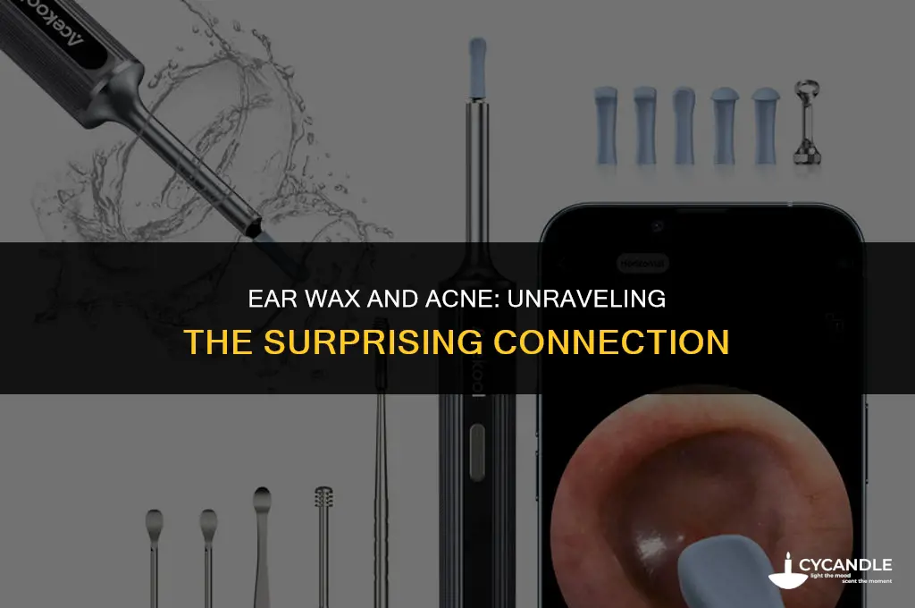 can ear wax cause pimples