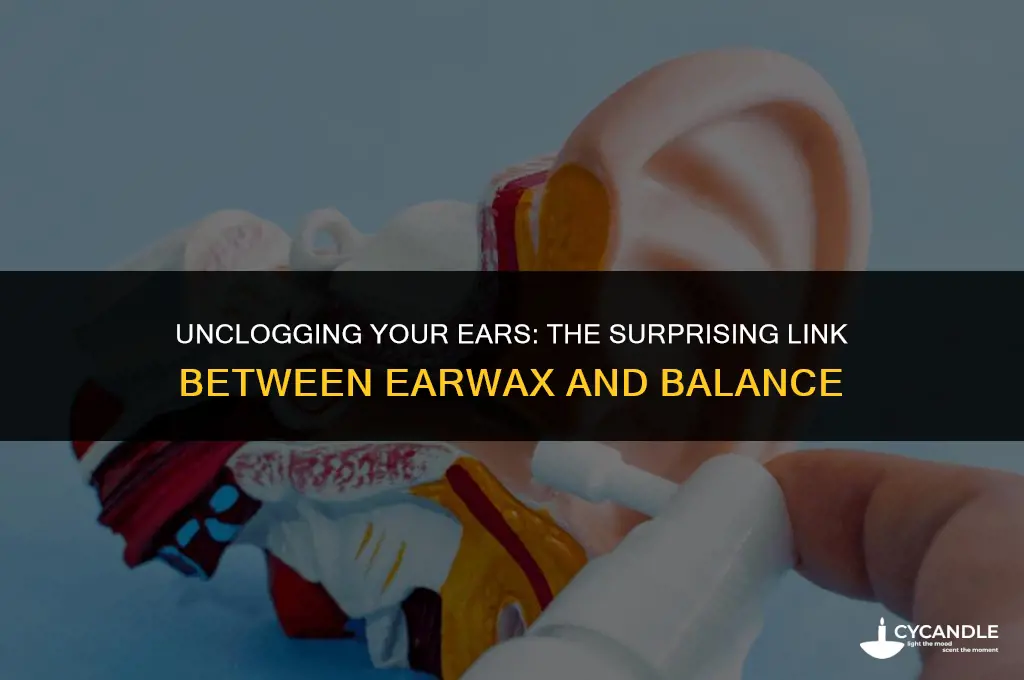 can ear wax make you feel off balance