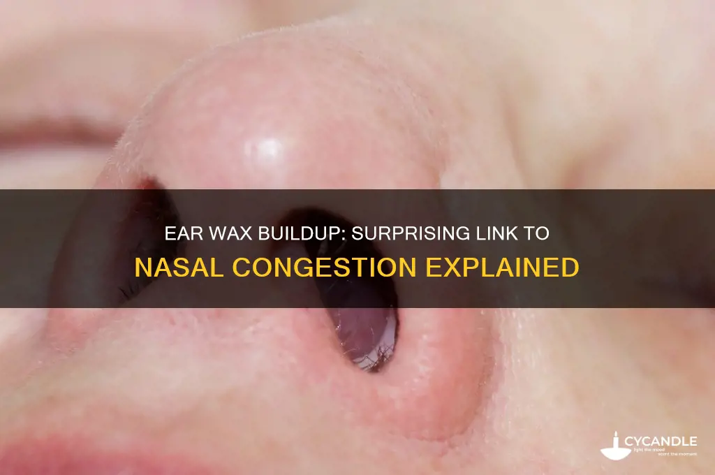 can ear wax make your nose feel clogged
