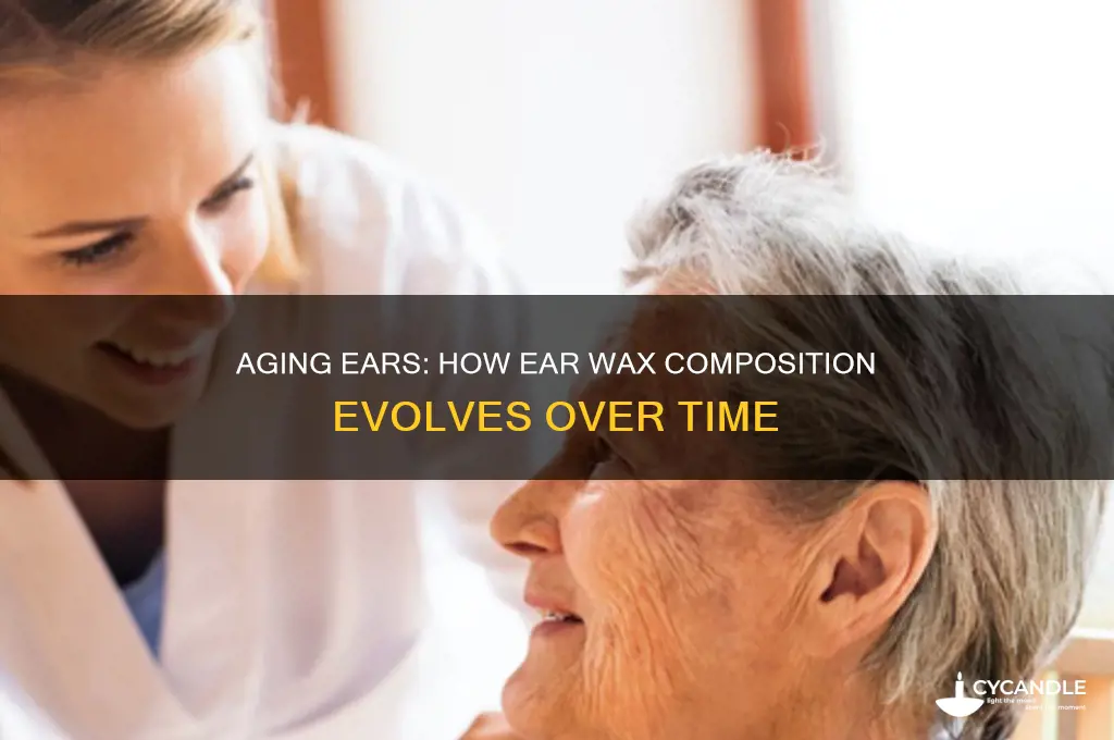 can ear wax type change as you get older