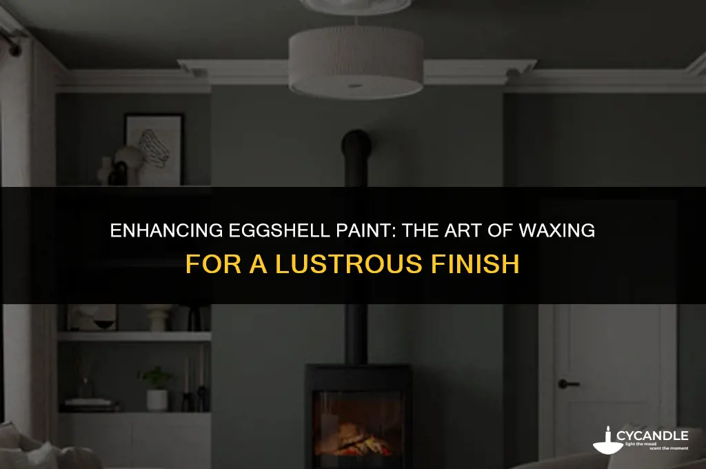 can eggshell paint be waxed