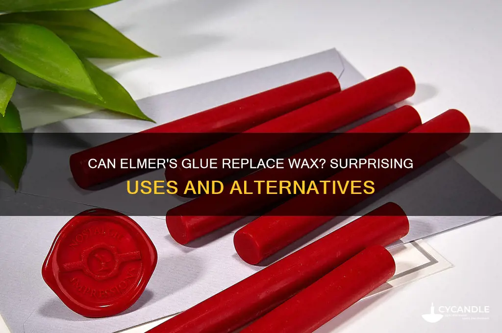 can elemrs glue work as wax