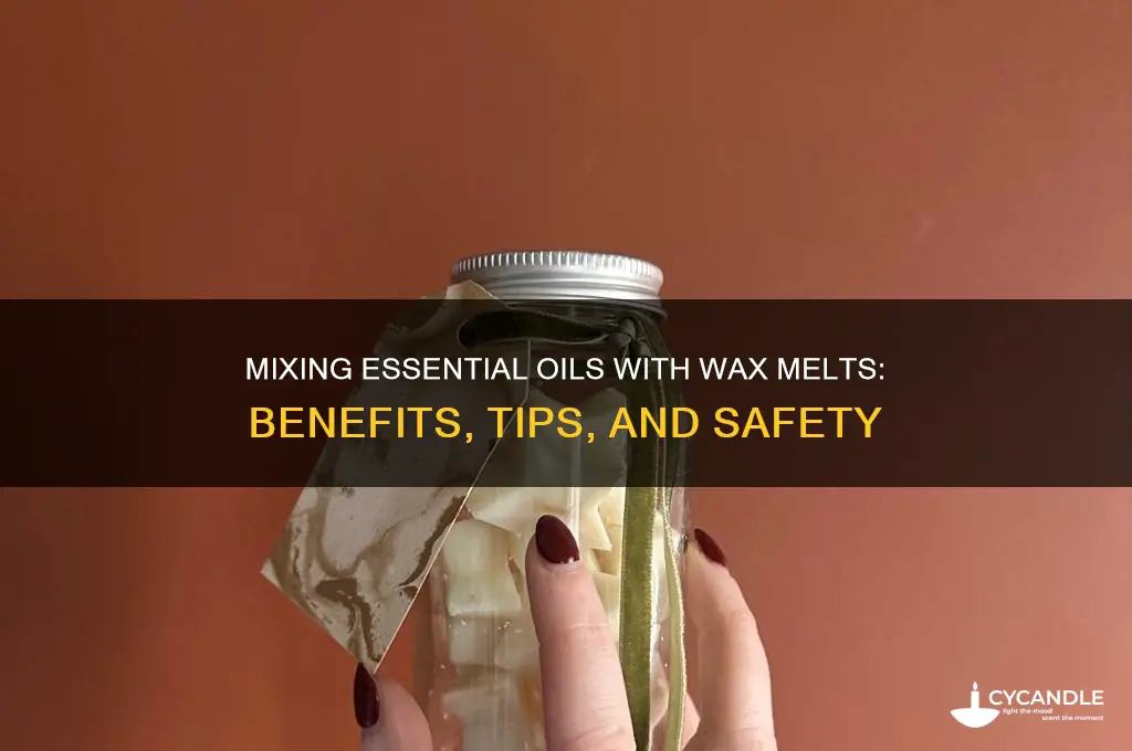can essential oils be mixed with wax melts