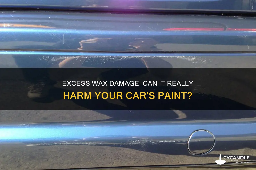 can excess wax off car paint
