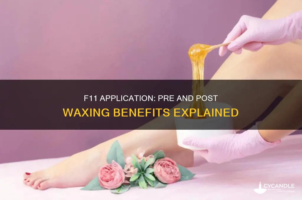 can f11 be applied before and afteer waxing