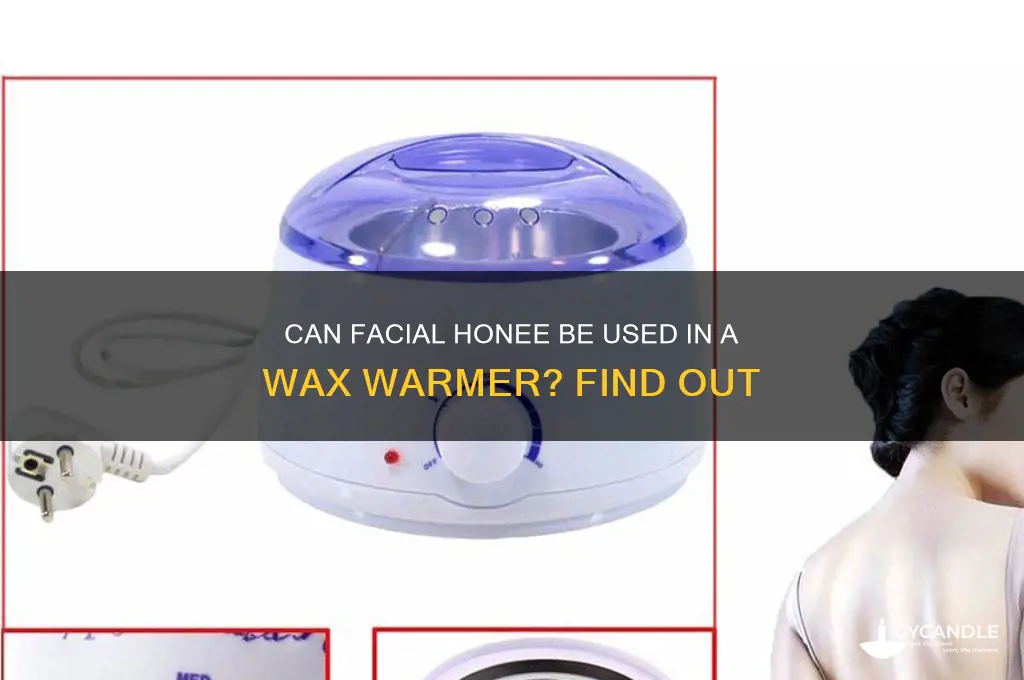 can facial honee be put in the wax warmwr