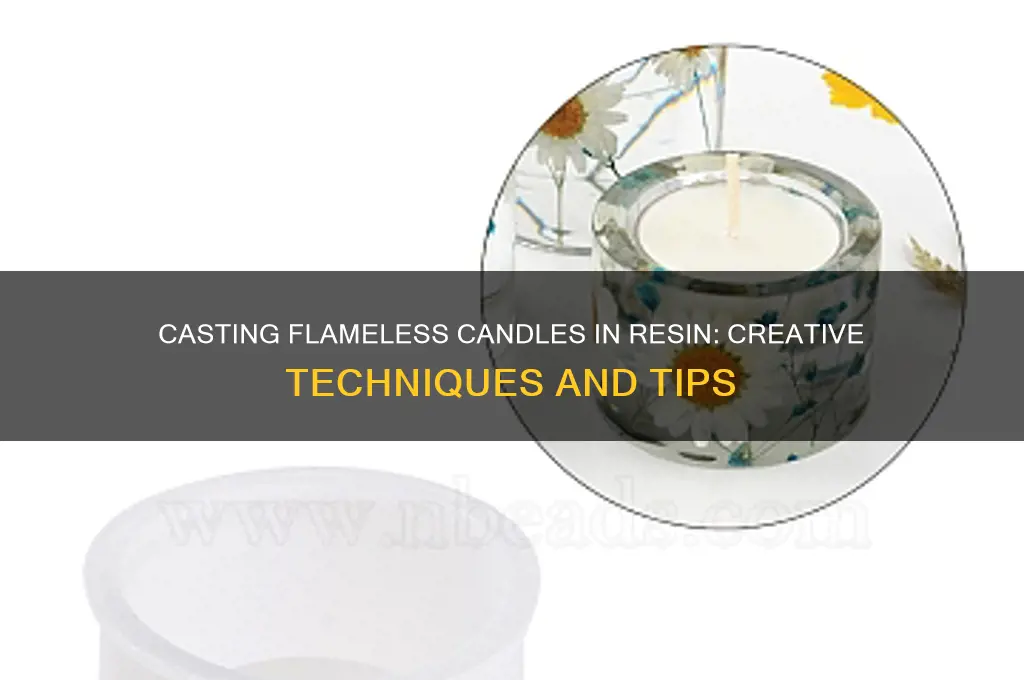 can flameless candles be cast in resin