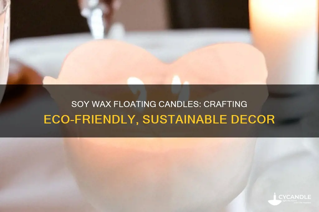 can floating candles be made of soy