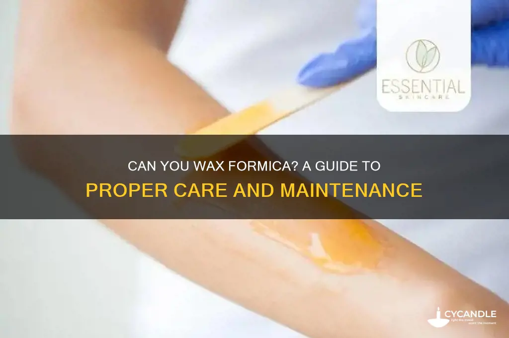 can formica be waxed