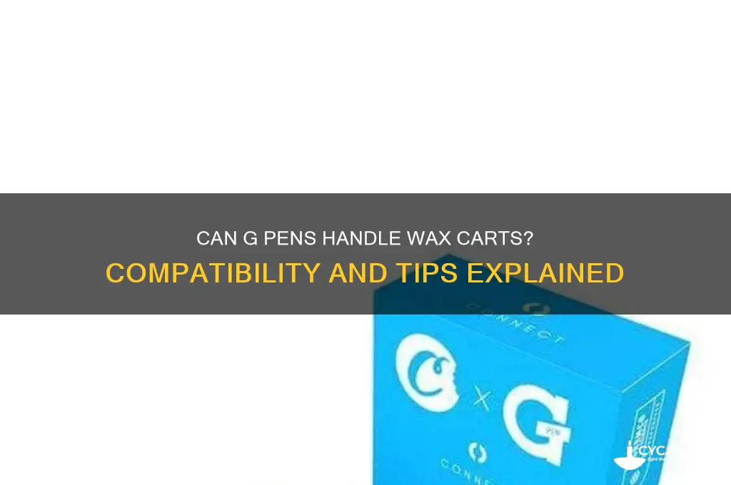 can g pens take wax carts