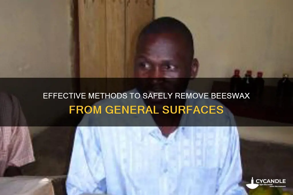 can general remove beeswax