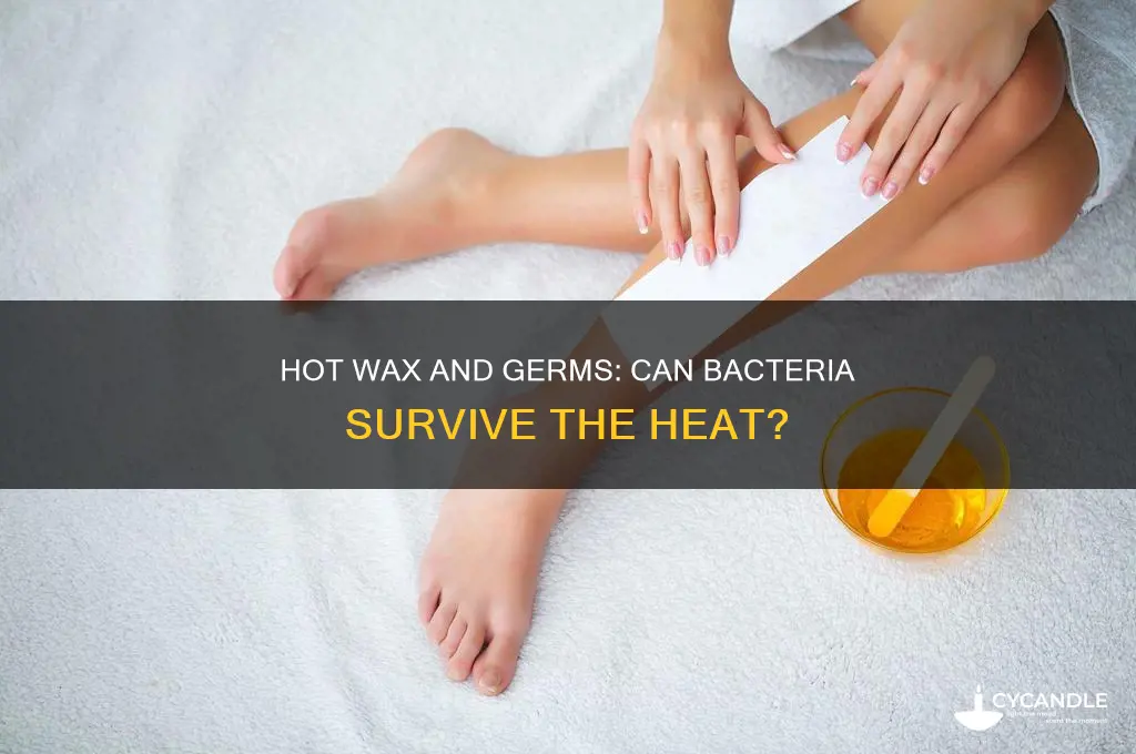 can germs live in hot wax