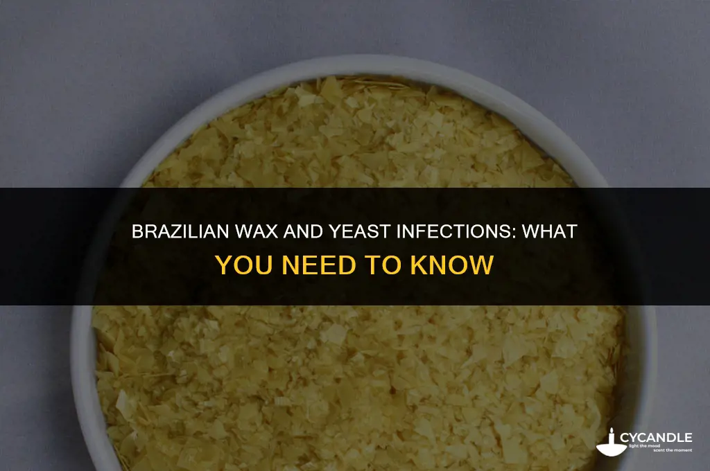 can get brazilian wax yeast infection