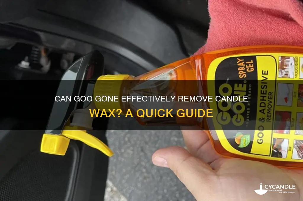 can goo gone remove candle wax