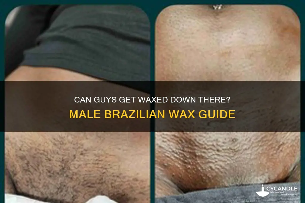 can guys get waxed down there
