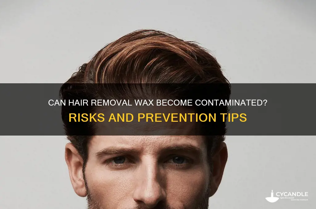 can hair removal wax become contaminated