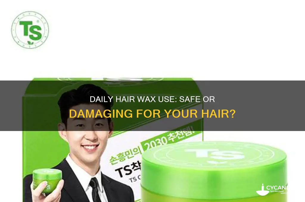can hair wax be used daily