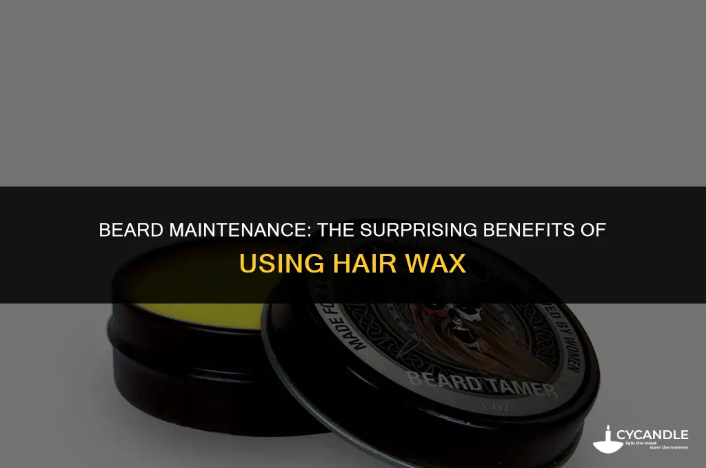 can hair wax be used on beard