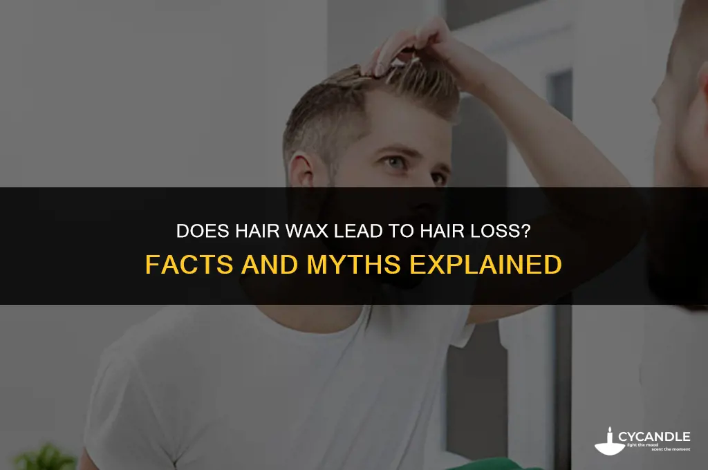 can hair wax cause hair fall