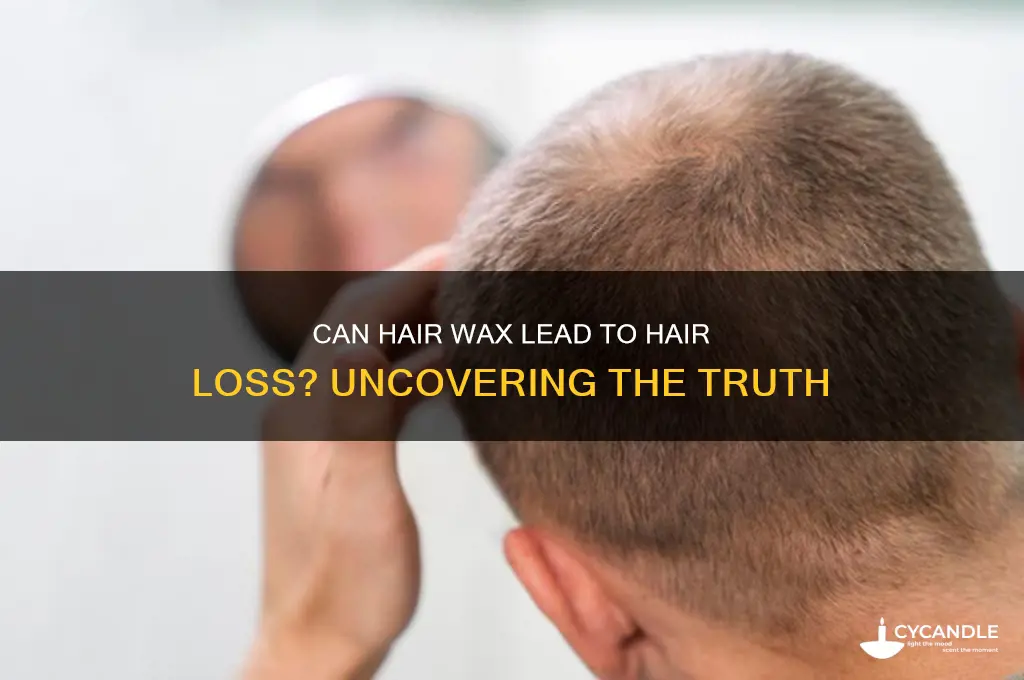 can hair wax cause hair loss