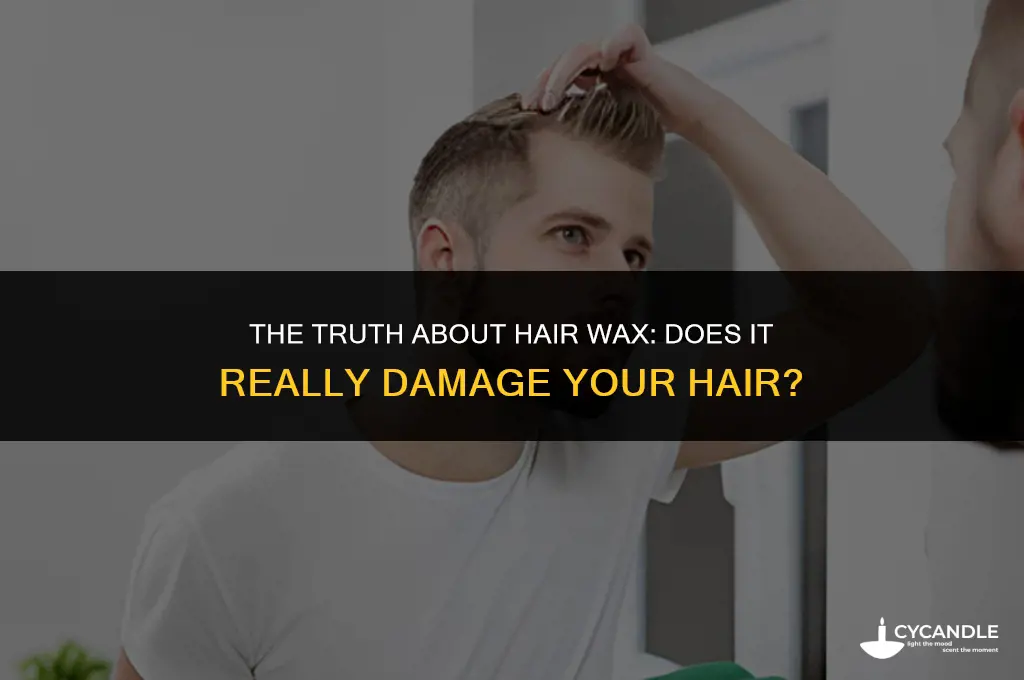 can hair wax damage your hair