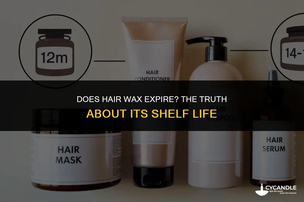 can hair wax go bad