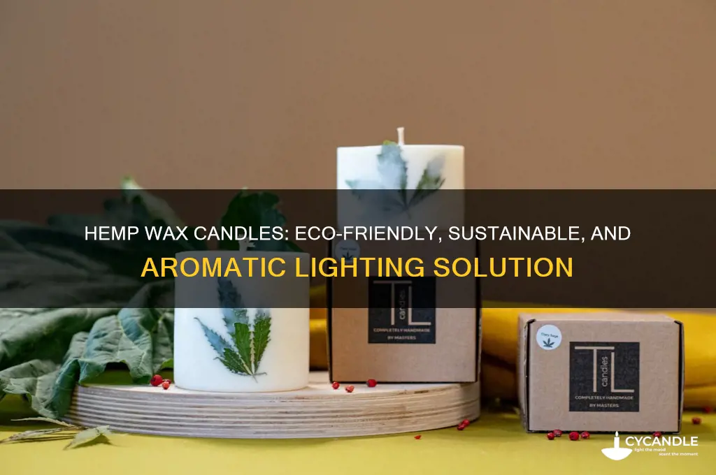 can hemp be used for candles