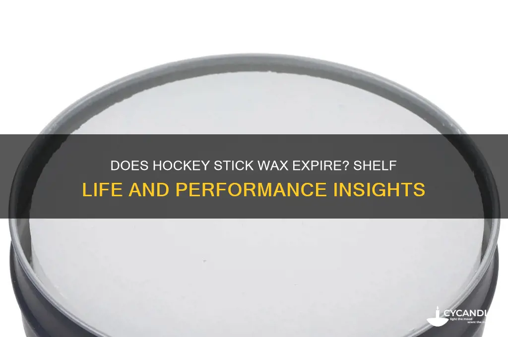 can hockey stick wax expire