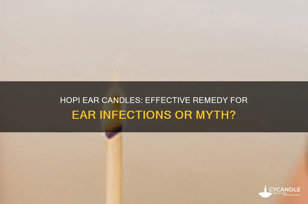 can hopi candles help ear infections